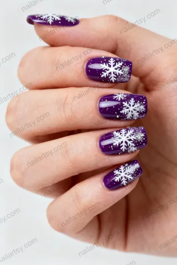 Purple Nail Design #268 Image