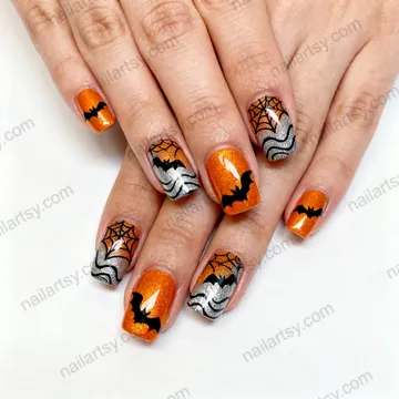 Orange Nail Design #202 Image