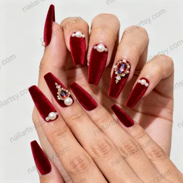 Pearl Nail Design #956 Image