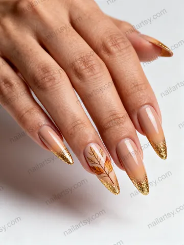 Autumn Nail Design #739 Image