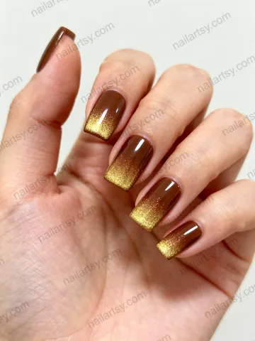 Brown Nail Design #89 Image