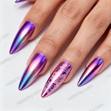 Aurora Nail Design #717 Image