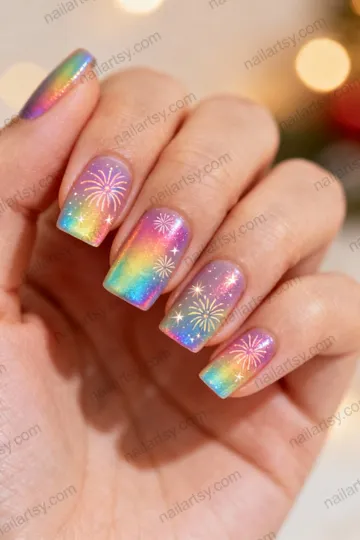 Aurora Nail Design #1058 Image