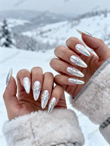 Pearl Nail Design #670 Image