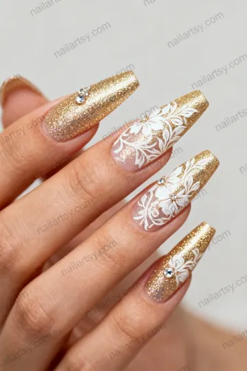 Glitter Nail Design #827 Image