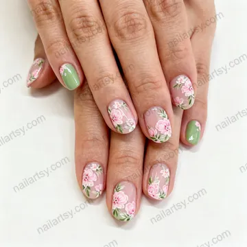 Oval Nail Design #1025 Image