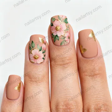 Squoval Nail Design #782 Image