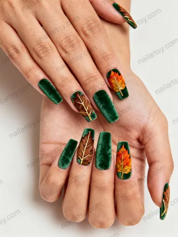 Velvet Nail Design #159 Image