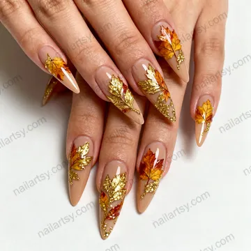 Autumn Nail Design #831 Image
