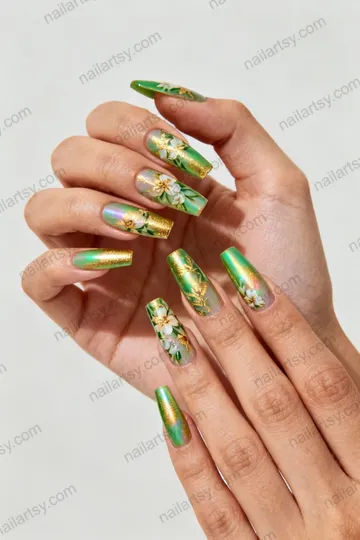 Aurora Nail Design #712 Image
