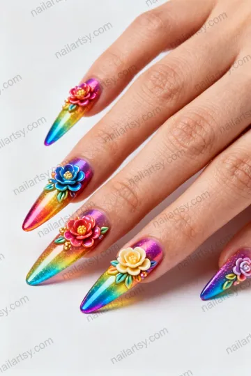 Aurora Nail Design #784 Image