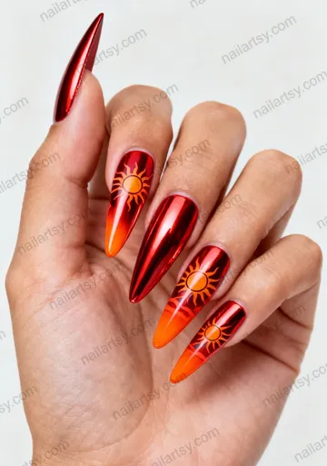 Press On Nail Design #1067 Image