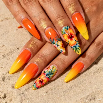 Acrylic Nail Design #989 Image
