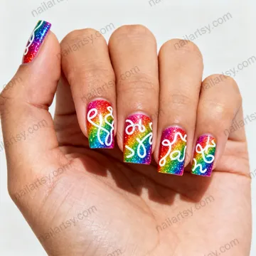 Glitter Nail Design #118 Image