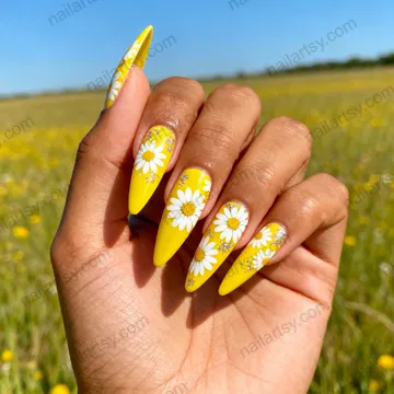 Floral Nail Design #663 Image