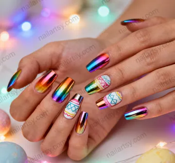 Press On Nail Design #1130 Image