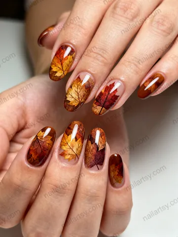 Brown Nail Design #75 Image