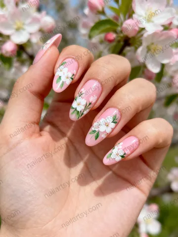Floral Nail Design #409 Image