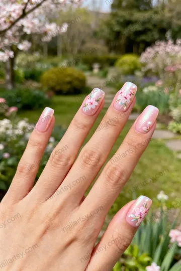 Pearl Nail Design #424 Image