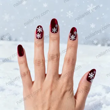 Oval Nail Design #953 Image