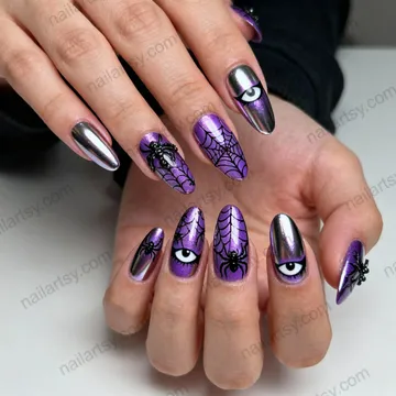Chrome Nail Design #764 Image