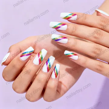 Glitter Nail Design #824 Image