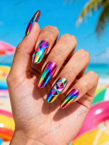 Round Nail Design #583 Image