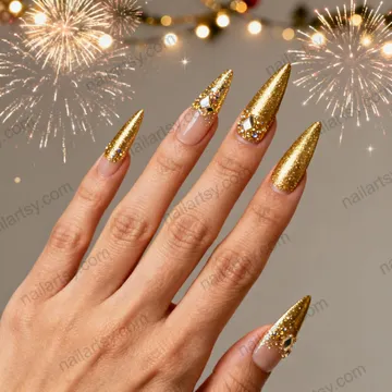 Glitter Nail Design #649 Image