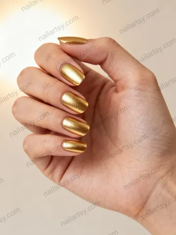 Gold Nail Design #462 Image