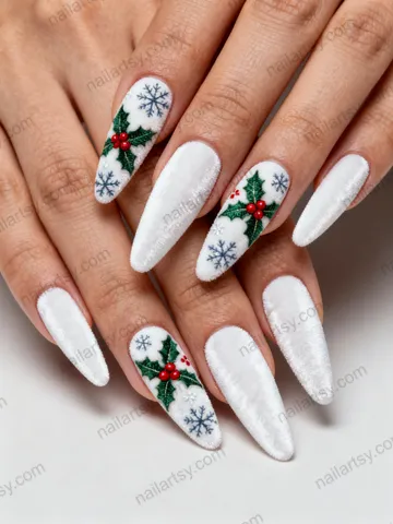 Velvet Nail Design #355 Image