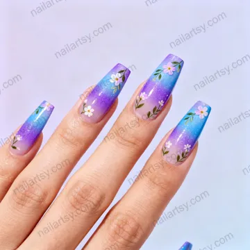 Purple Nail Design #518 Image