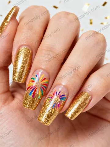New Year Nail Design #859 Image