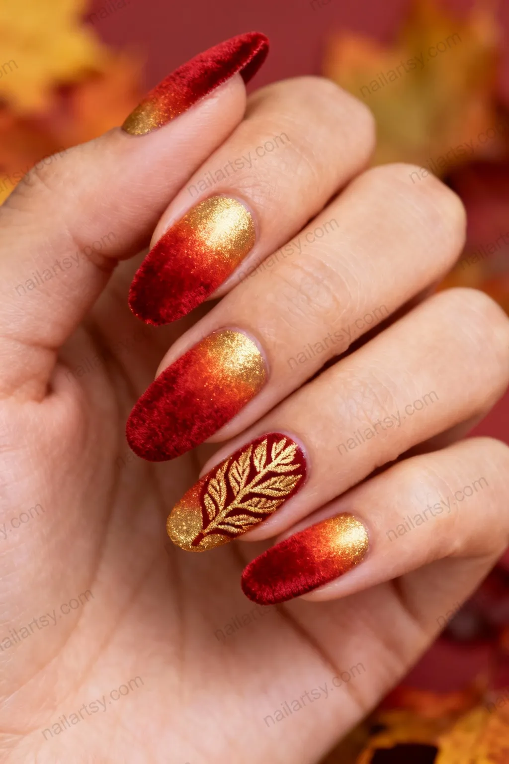 2025 Autumn Nail Design #8