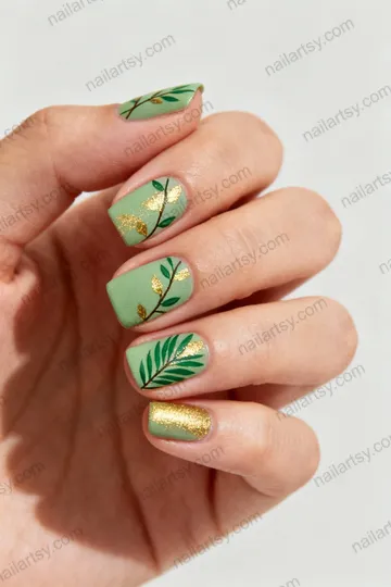 Square Nail Design #777 Image