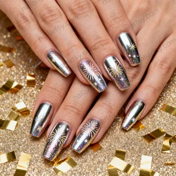 Glitter Nail Design #111 Image