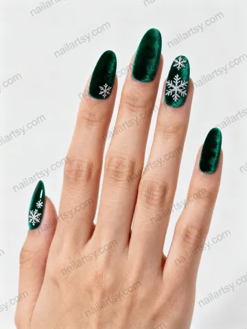Velvet Nail Design #484 Image