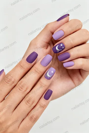 Purple Nail Design #267 Image