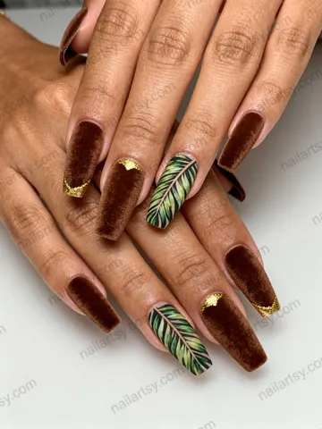 Velvet Nail Design #79 Image