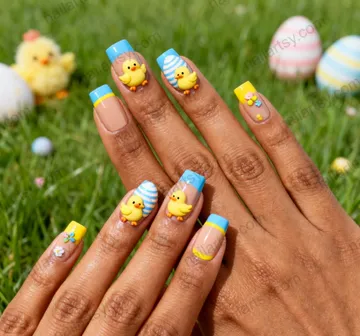 Dip Powder Nail Design #1129 Image