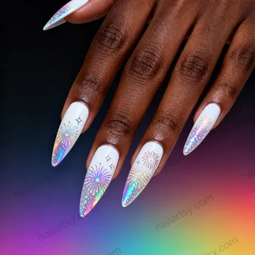 White Nail Design #364 Image