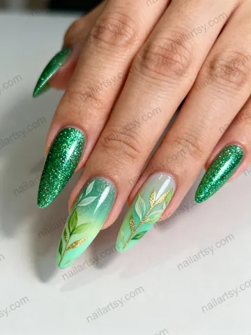 Glitter Nail Design #829 Image