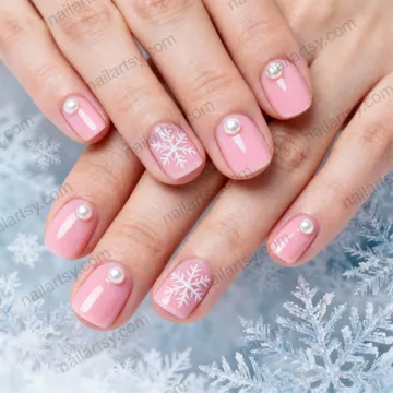 Pearl Nail Design #585 Image