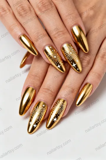 New Year Nail Design #756 Image
