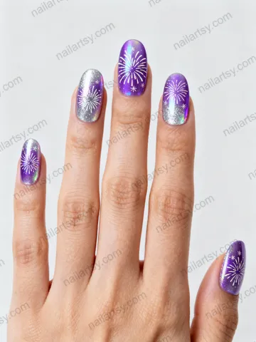 Aurora Nail Design #714 Image