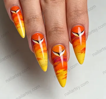 Rainbow Nail Design #1083 Image