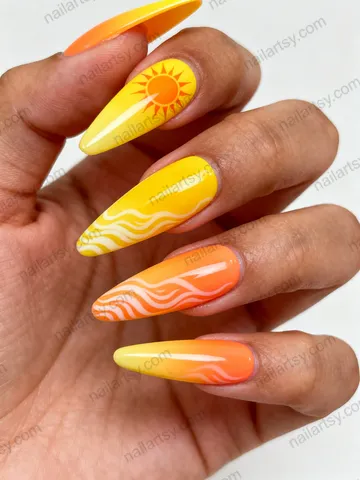 Ombre Nail Design #913 Image