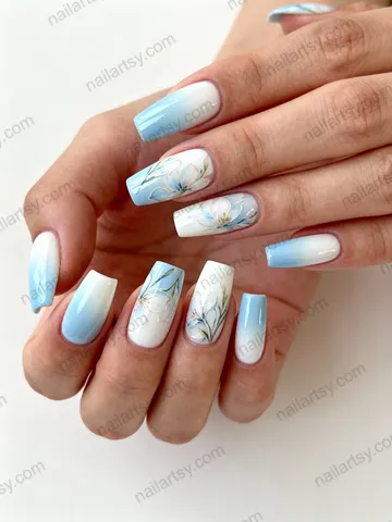 Ombre Nail Design #1218 Image