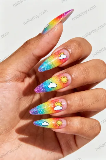 Acrylic Nail Design #1241 Image