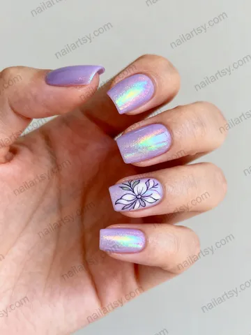 Aurora Nail Design #1204 Image