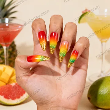 Press On Nail Design #1233 Image